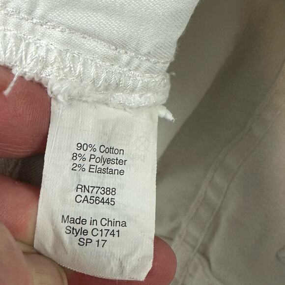 Madewell High Riser Skinny Skinny White Jeans Size 25 - Picture 5 of 7